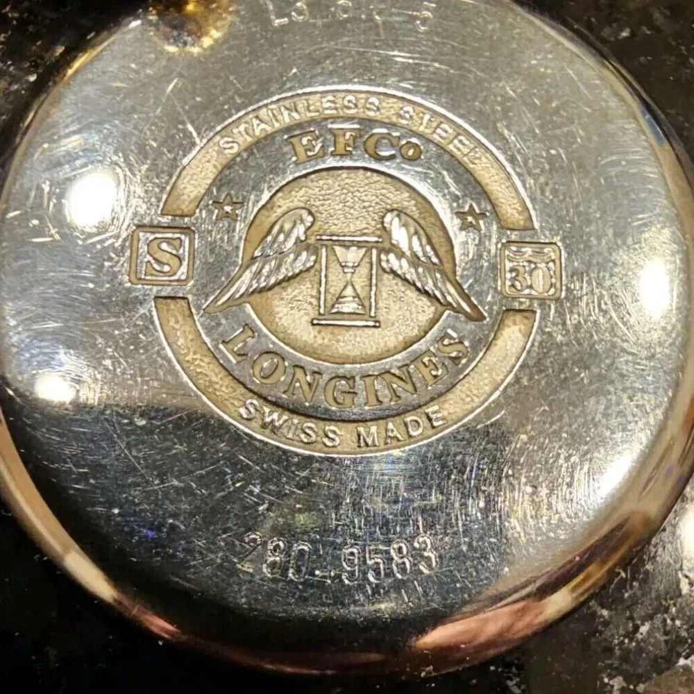 Vintage 1969 Longines Golden Wing Gold Mens Watch L3.610.5 35mm Stainless Steel - Picture 13 of 13